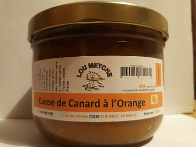 Terrine de canard à l'orange