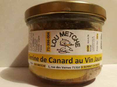 Terrine de canard au vin jaune