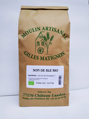 Son de blé bio, 800 g