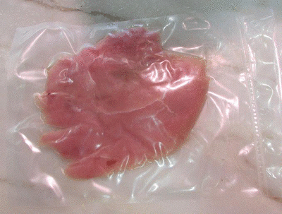 Escalope de dinde sous vide