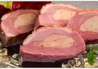 Magret four au foie gras