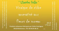 Vinaigre cidre aux fleurs de sureau