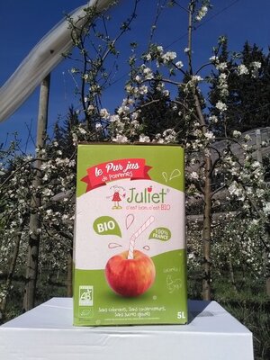 Jus de pomme juliet bio 5l en cubi