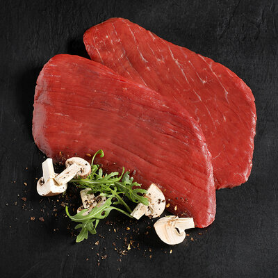 Steaks de bison (tranche, macreuse)