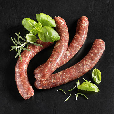 Saucisses 100% bison