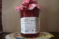 Confiture de fraise à la vanille