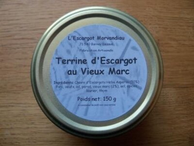 Terrine d'escargots au vieux marc