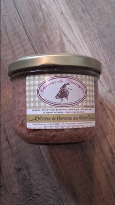 Terrine de chevreau au olives 180 g