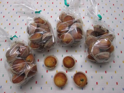 Les mini-cakes aux fruits de maman