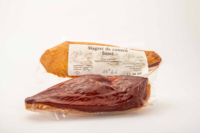 Magret de canard fumé