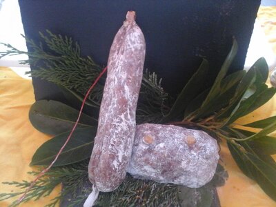 Lot de 1 pavé et 1 saucisson nature