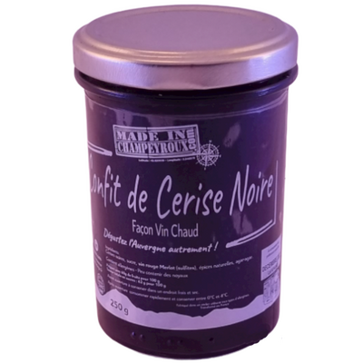 Confit de cerises façon vin chaud