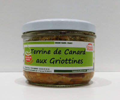Terrine de canard aux griottines