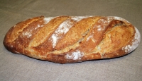 Pain de campagne au levain allongé