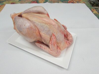 Poulet cou nu rouge 2,3 kg