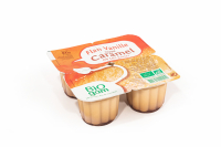 Flan vanille nappé caramel 4x100g ab