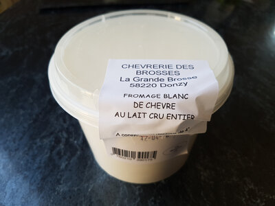 Fromage blanc de chèvre au lait cru