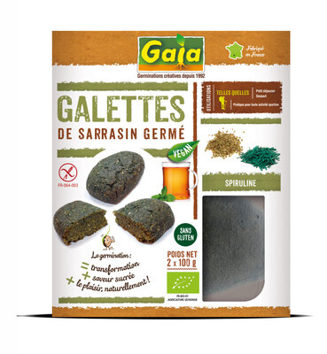 Galettes de sarrasin germé à la sp