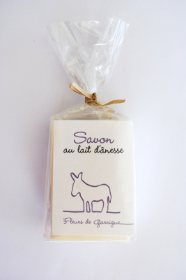 Savon au lait d'ânesses - 5% - fleu