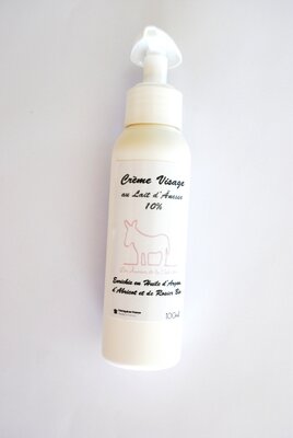 Crème visage 10% de lait d'ânesse