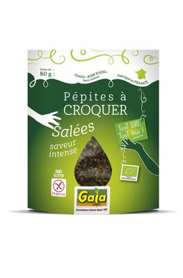 Pépites à croquer mix salé saveur intense 80 g