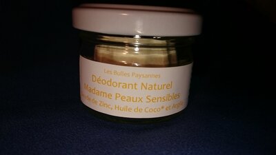 Déodorant naturel solide fruité formule printemps été