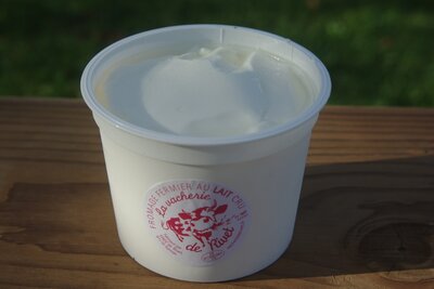 Faisselle au lait cru