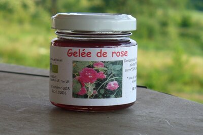 Gelée de fleurs de rose