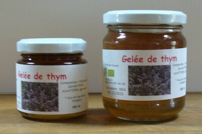Gelée de fleurs de thym