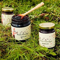 Confiture myrtille framboise