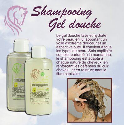 Shampoing avec 15% de lait de jument (dluo mars 2018)