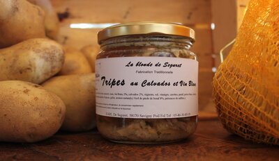 Tripes au calvados et au vin blanc