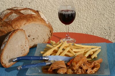 Tripes au calvados et au vin blanc