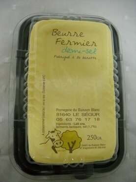 Beurre 1/2 sel