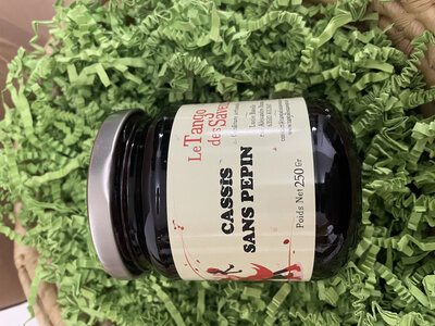 Confiture de cassis sans pépin