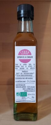 Sirop de safran bio - 25 cl
