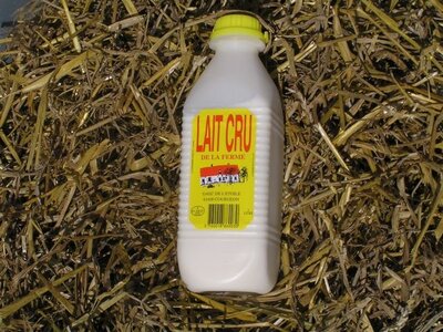 Lait entier non stérilisé