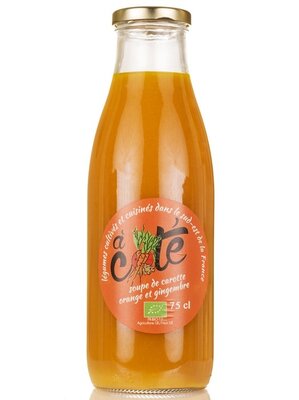 Soupe de carotte orange et gingembre