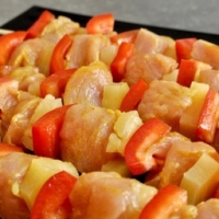 Brochette de dinde nature