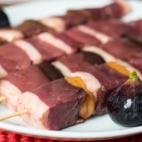 Brochette canard natures