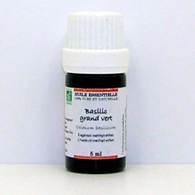 Huile essentielle de Basilic grand vert bio - 5 ml