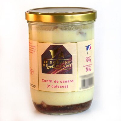 Cuisses confites de canard (2 cuisses) conserve