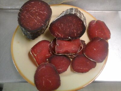 Boeuf séché tranché