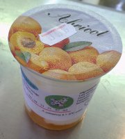 Yaourt nature sur coulis : abricot (2 x 125g.)