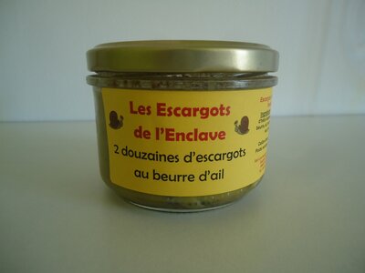 2dz d'escargots au beurre d'ail