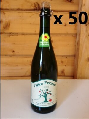 50 x cidre fermier 1/2 sec