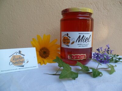 Miel de fleurs pot de 1kg
