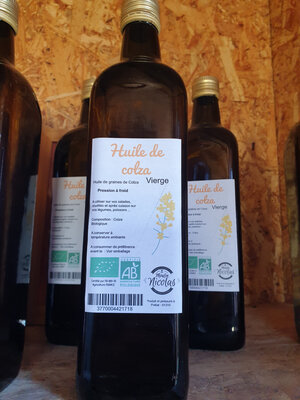 Huile de colza bio