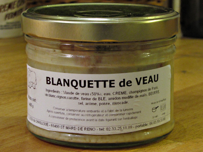 Blanquette de veau 400g