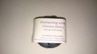 Shampooing solide spécial cheveux blancs  huiles bio avocat brocolis